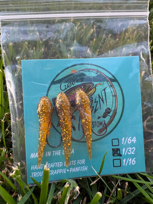 1/32 Oz Prerigged Mini Sluggos
