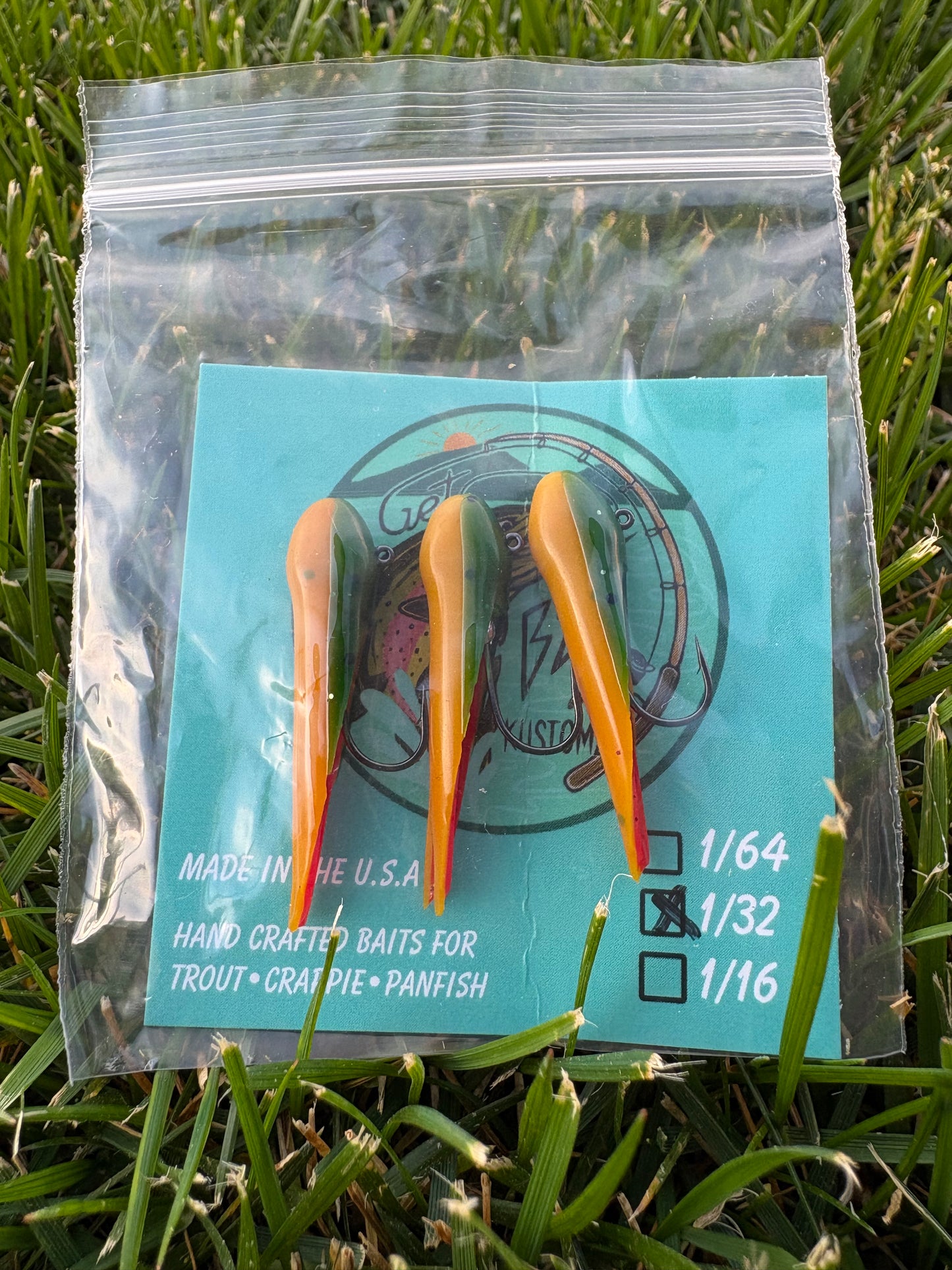 1/32 Oz Prerigged Mini Sluggos