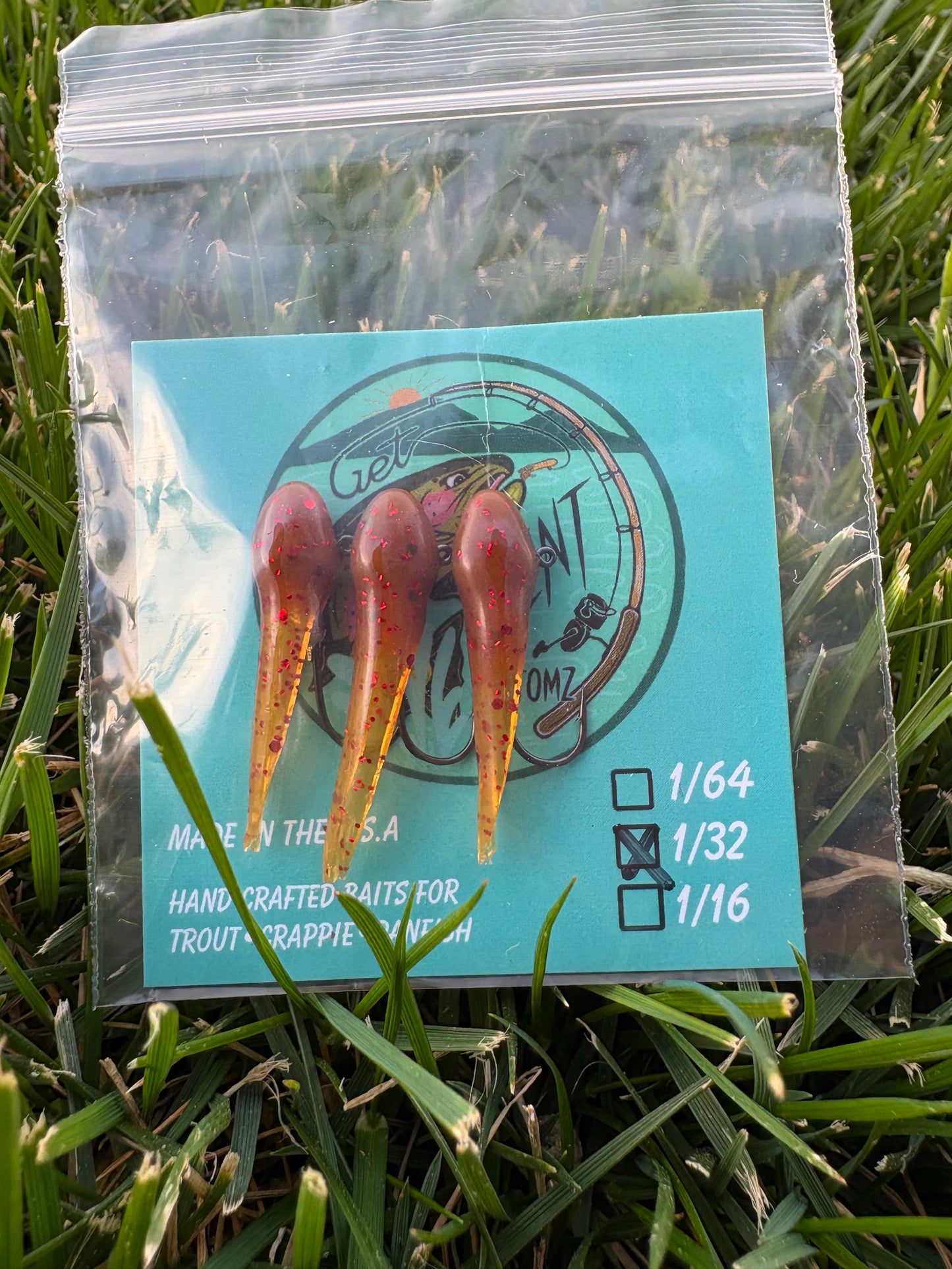 1/32 Oz Prerigged Mini Sluggos