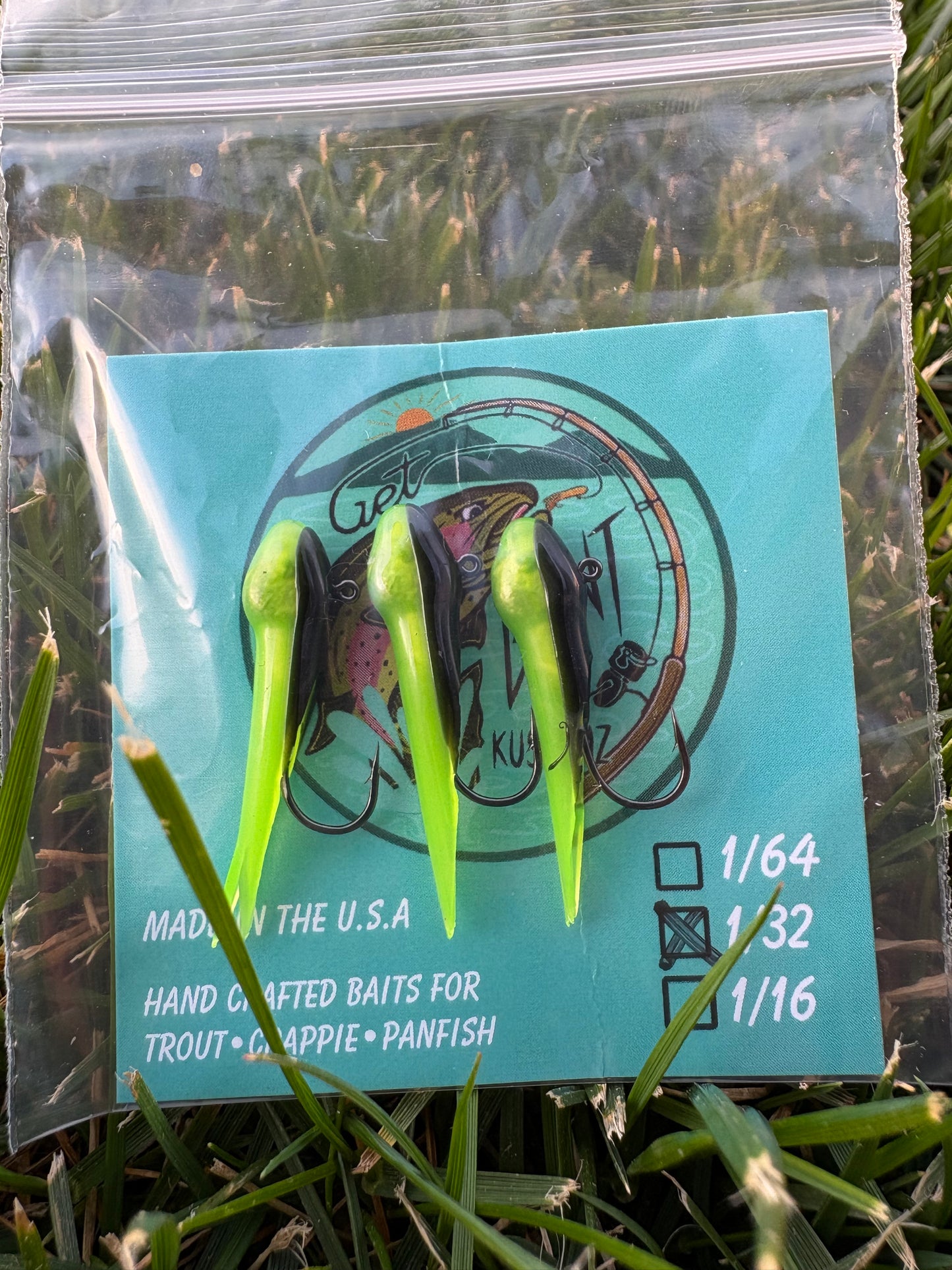 1/32 Oz Prerigged Mini Sluggos